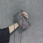Newest Luxury Chain Sequined Cell Phone bag for Women, Fashion Mobile Phone Shoulder Bags with Strap