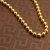 Import Nice fashion gold color ball bead chain necklaces from China