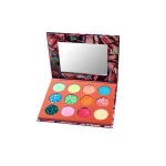 Night cub queen makeup private label custom logo brand  12 colors high pigment eye shadow neon color eyeshadow palette