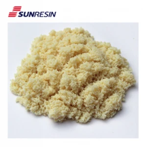 Nitrate removal ion exchange resin
