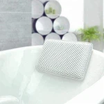 Non-Slip Soft Mat Bath Pillow for Bathtub Spa Anti-Slip Bath Cushion with Suction Cups
