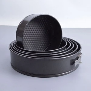 Non Stick Set of 5 Round Springform Pan with  Detachable Bottom Interlocking Bakeware