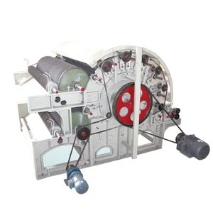 Nonwoven fiber carding machine, sheep wool carding machine for quilt production line
