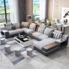 Nordic modern living room sofa manufacturers  L shaped velvet fabrics Luxury corner modular sofa sectional sofa set Furniture