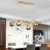 Import Nordic personalized Bar chandelier pendant lamp E27 Amber Smoke Grey Glass Birds hanging light table lighting from China