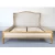 Import Oak upholstered french wing bed from China