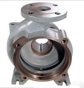 OEM carbon steel casting and machining water pump case