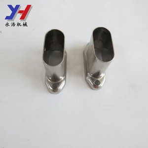 OEM custom nice quality stainless steel mirror polished car oval exhaust tip for exhaust system