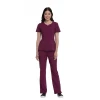 OEM New Style Antimicrobial Polyester Rayon Spandex Hospital Medical Uniform Scrubs Nurse Uniform