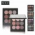 Import OEM wholesale makeup pressed glitter eyeshadow palette with luxury packaging from China