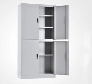 Office furniture equipment 2 door metal cupboard steel storage filing cabinets fireproof