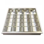 Office lighting G13 grating lamp panel matte aluminum grating iron sheet thickness 0.5mm size 2ft * 2ft customizable size