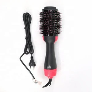 One Step Hair Dryer and Volumizer - Salon Multi-function Hair Dryer &amp; Volumizing Styler Comb,Hot Air Paddle Styling Brush