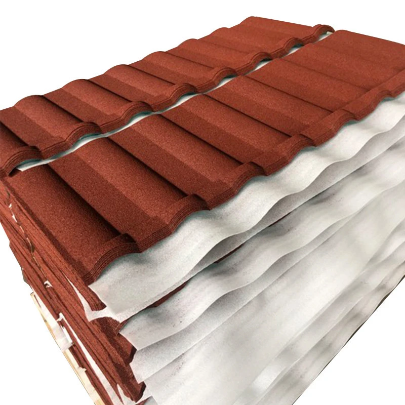 Orange Bond roofing sheet metal stone coated chip steel roof tile