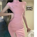 orientalll original design traditional chinese girls  modern dress qipao cheongsam clothing dress for women