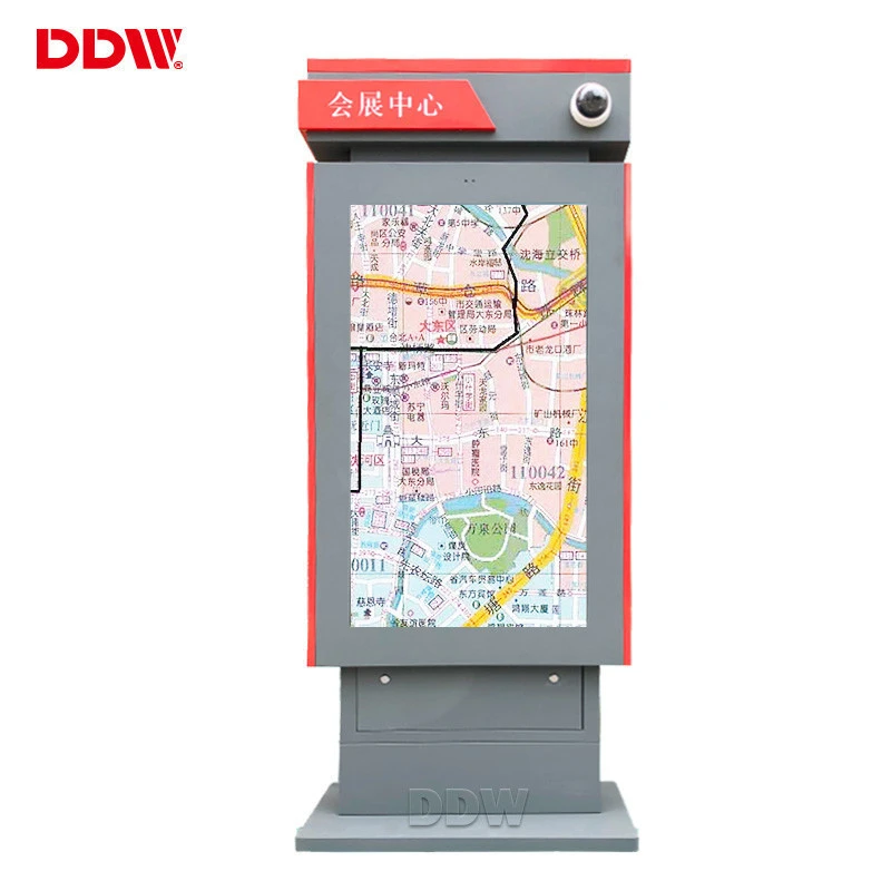 Outdoor advertising equipment 55 inch outdoor digital advertising board FHD waterproof outdoor information kiosk