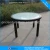 Import Outdoor furniture wicker table plastic round rattan dining set 7025-5+CF773 from China