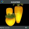 Outdoor led pots,led lighted flower vase,led plastic plant pot