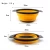 Import Over The Sink Kitchen Plastic Foldable Collapsible Silicone Colander Strainer With Extendable Handles from China