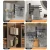 Import OWNSWING Bathroom Towel Rack Rotatable Towel Holder Rotatable Space Aluminium Towel Bars Kitchen Shelf Hanger Wall Mounted from China