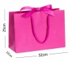 Pale Pink Medium Boutique Shop Ribbon Gift Bags - Rope Handle Events Bag