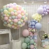 Party 100pcs/bag 10inch Macaron Color Latex Balloons Wedding Decoration Baby Birthday Party Valentine&#39;s Day Decoration Balloon