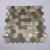 Import peel and stick brushed hexagon mosaic tile sticker aluminium self adhesive mosaic tile from China