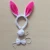 Import Performance accessories bow tie headband three-piece set cosplay rabbit bunny-girl DIY rabbit ears headband from China