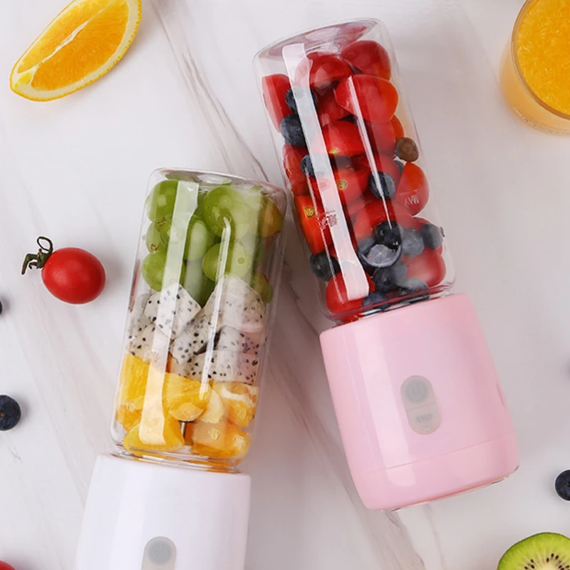 Personal portable USB electric automatic fruit juicer blender