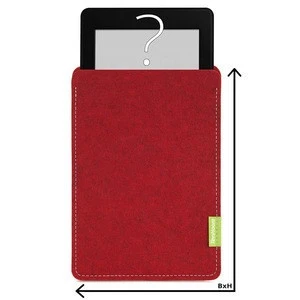 Personalize felt fabric wool case for kobo ebook reader sleeve