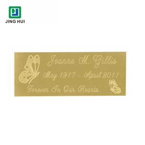 Personalized Custom Logo Etched Metal Plaque