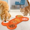 Pet Silicone Treat Pet Dog Lick Mat Feeding Dog Licking Pad Suction Slow Food Pad Mats For Dogs with Spatula