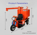Pig feeder car by battery automatic pig feeding system pig farming equipment