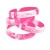 Import pink breast cancer bracelets silicone wristband with custom slogan from China