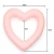 Import Pink Lovely Big Heart Shape Eco-friendly Pvc 120cm Adult Pool Seaside Swim RingHeart Swimming Rings Love from China