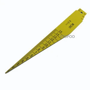 PLASTIC COINCAL SURFACE DIFFERENCE RULE,3-15MM plastic feeler gauge
