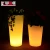 Import plastic indoor and outdoor led flower pot led garden pot china supply from China