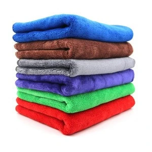 Plush Thick Auto Detailing Towels 30x70cm 400gsm Absorbent Large Soft Car Cleaning Cloths Microfibre Car Drying Towels