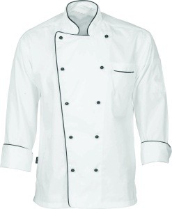 Poly Cotton Full Sleeves Coat/Jackets Chef Uniforms For Bars &amp; Restaurants
