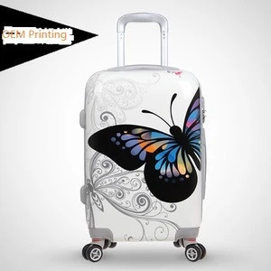 Popular Butterfly Luggage , ABS PC hardside luggage set