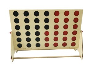 Popular Giant Wooden Outdoor Game Connect 4 - Four in a Row
