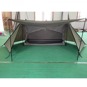 Popular light luxury new TC easy-to-build camping tent shade awning rest tent