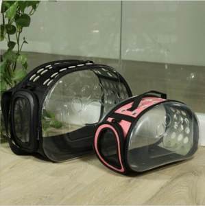 Portable folding  carrier bag / Crossbody portable breathable pet carrier bag