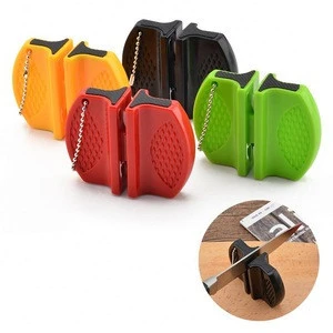 Portable Mini Kitchen Knife Sharpener Kitchen Tools Accessories creat Butterfly Type Two-Stage Camping Pocket Knife Sharpener