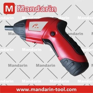 Power tools electric wireless screwdriver 4.8V in double blister
