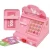 Import Pretending Role Play Wooden Simulation Mini Pink Shop Checkout Counter Toy for Kids from China