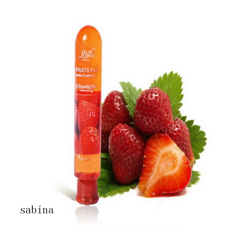 Private Label And Wholesale Fruit Oral Sex Lubricant Edible Safe Lubricant Water Eatable Lubricant