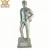 Import profession custom antique bronze metal warrior statuette figurine from China