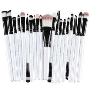 Professional 20 pcs Makeup Brushes Tool Kits Powder Eyeshadow Make up Brush Cosmetic Set Foundation Lip brush