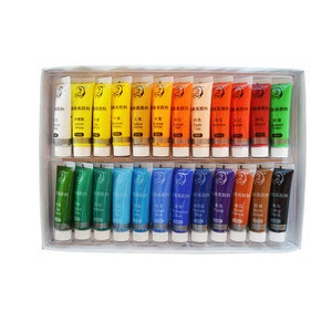 Professional Bright Colors Non-toxic Acrylic Colour Paint Cheap Acrylic Paint With Paint Brushes